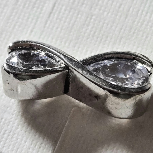 Sterling Silver Cubic Zirconia Brilliant Stud Earrings NWT - Picture 3 of 6